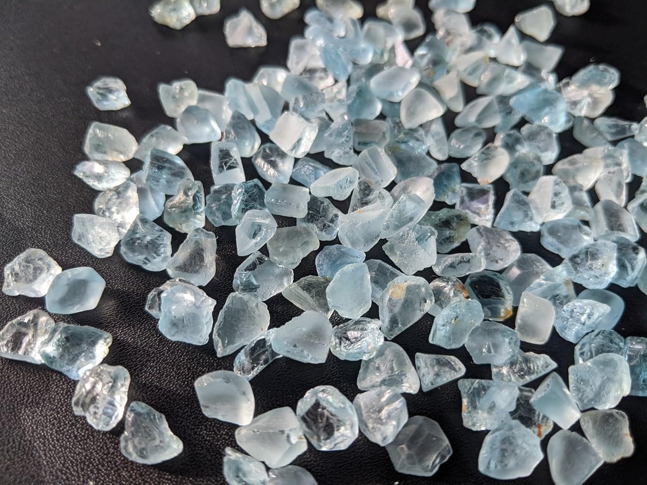 Amazon | Gems For Jewels 女性用 7-8 mm ブルー トパーズ ラフ
